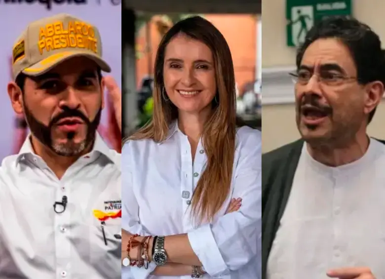 Más allá de las diferencias programáticas, el análisis del Observatorio Fiscal expone deficiencias técnicas en común sobre el manejo de las finanzas entre Abelardo de la Espriella, Paloma Valencia e Iván Cepeda. FOTOS EL COLOMBIANO Y COLPRENSA