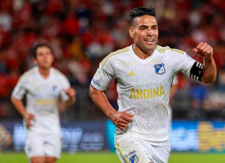 Falcao García ha convertido cinco goles en el fútbol colombiano con Millonarios. FOTO: Manuel Saldarriaga