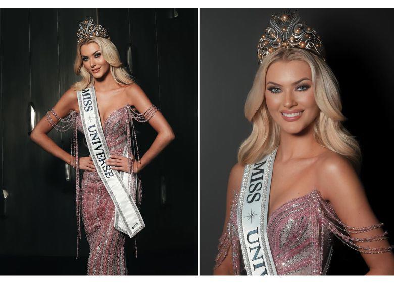 La danesa Victoria Kjaer en Ciudad de México. FOTO: MISS UNIVERSE