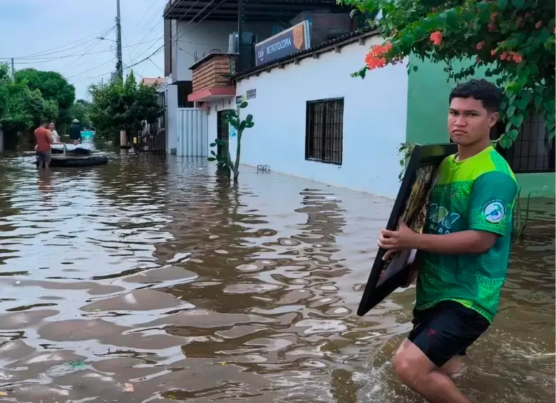 Las inundaciones en Córdoba han dejado a más de 120.000 familias damnificadas. FOTO CORTESÍA JHANCARLOS MOSQUERA