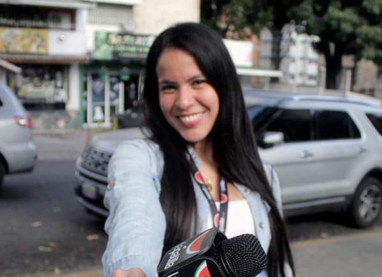 La periodista Ana Carolina Guaita cumple seis días detenida por el gobierno de Nicolás Maduro. FOTO: TOMADA DE X @ebattistini