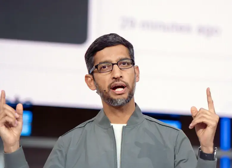 director ejecutivo de Alphabet, Sundar Pichai. FOTO: AFP.
