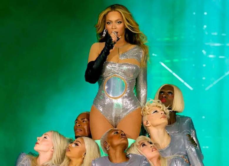 Beyoncé durante uno de sus conciertos en el Renaissance World Tour. FOTO: GETTY