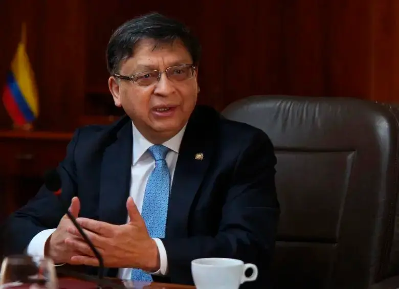 El presidente de la Corte Constitucional, el magistrado Jorge Enrique Ibañez, presentó una ponencia para declarar inexequible la reforma pensional debido a sus serios vicios de forma. FOTO COLPRENSA