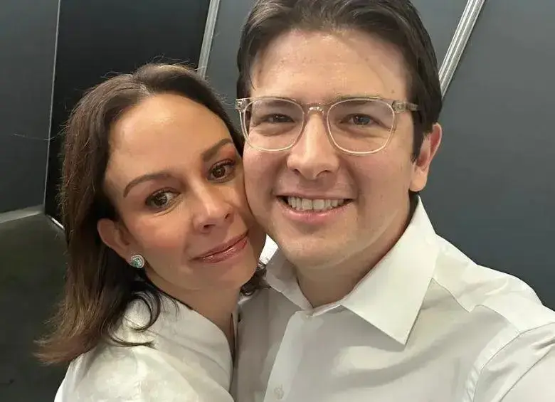 El político Miguel Uribe y su esposa Maria Claudia Tarazona. FOTO: REDES SOCIALES