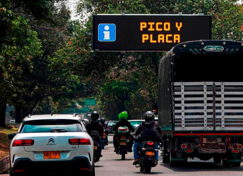 Tenga presenta que hasta el 5 de agosto seguirá rigiendo la misma rotación. FOTO: EL COLOMBIANO