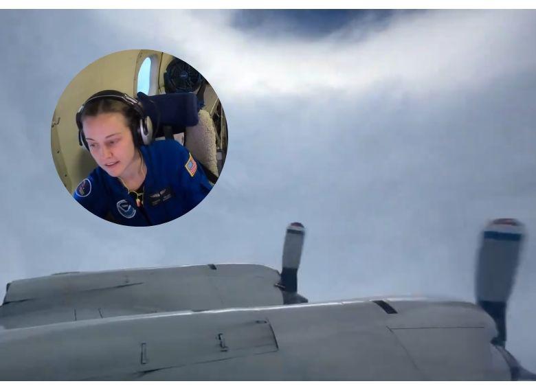 En los aviones cazadores de huracanes va una tripulación base de cinco personas, entre ellos el piloto, copiloto, navegante, meteorólogo y experto de recolección de datos sobre el fenómeno atmosférico. FOTO: NOAA (Oficina Nacional de Administración Oceánica y Atmosférica de EE. UU.)