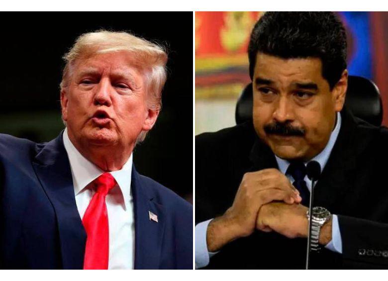 El expresidente de Estados Unidos, Donald Trump, y el presidente de Venezuela, Nicolás Maduro. FOTO: GETTY | AFP