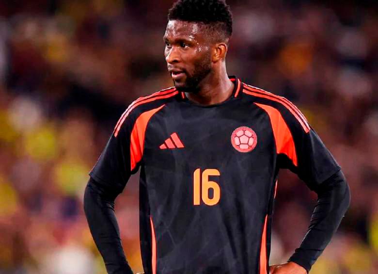 Jéfferson Lerma marcó el segundo gol de Colombia en el triunfo contra Paraguay, en el juego de debut del torneo continental. FOTO: AFP