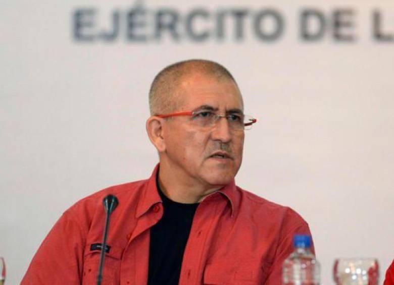Antonio García, máximo comandante del Ejército de Liberación Nacional, ELN. FOTO: AFP