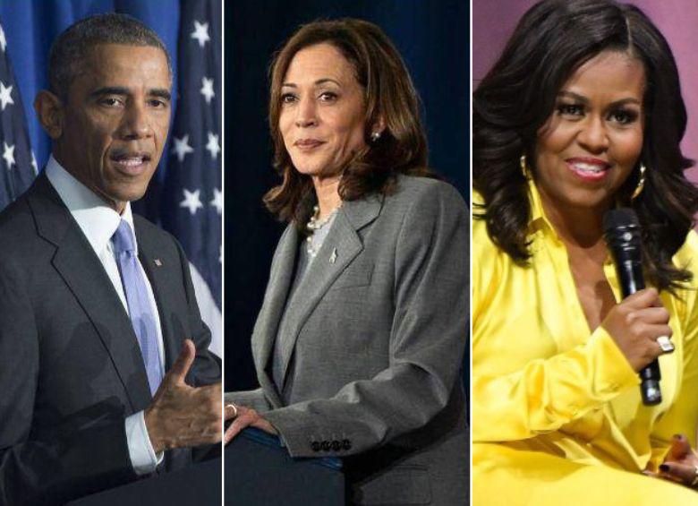 Uno de los discursos más esperados en la Convención Nacional Demócrata será el de Barack Obama este martes, después de uno de los más decisivos: el de Kamala Harris el próximo jueves. FOTO: AFP