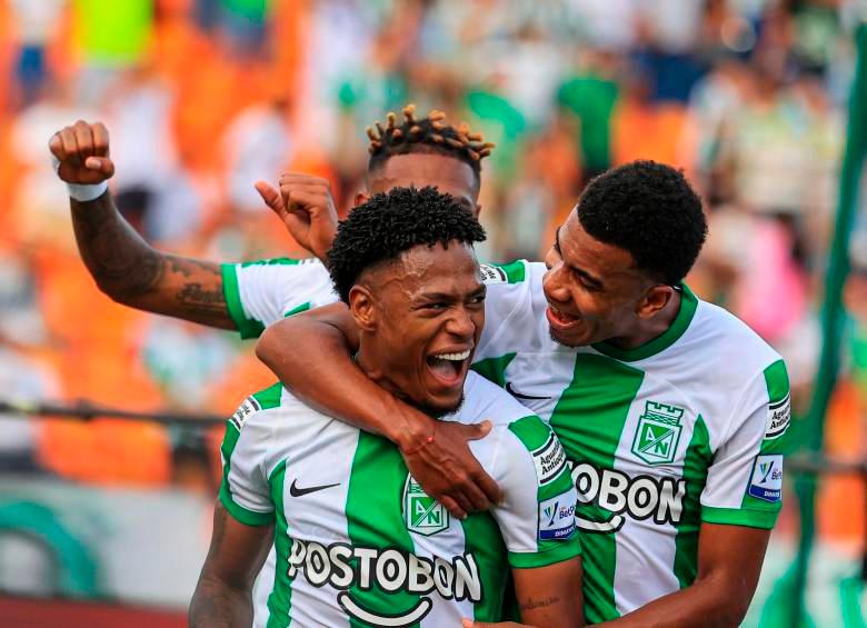En la imagen principal están los jugadores verdes celebrando. FOTO: Manuel Saldarriaga