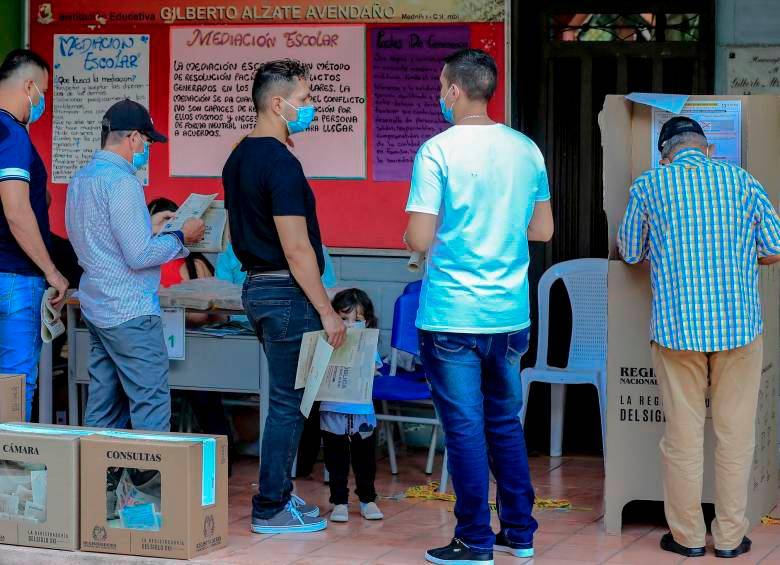 El pie de fuerza se redoblará para proteger las 112.000 mesas de votación habilitadas en todo el país. FOTO: JAIME PÉREZ 