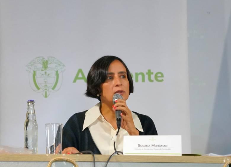 Susan Muhamad es la ministra de Ambiente y Desarrollo Sostenible. Foto: Cortesía