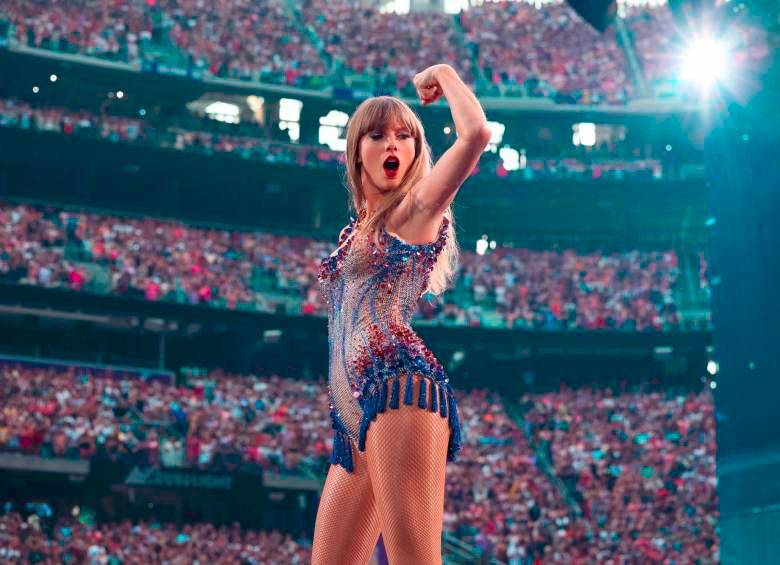 Taylor Swift en su concierto en Canadá. Foto: Tomada de la cuenta de X de la artista.