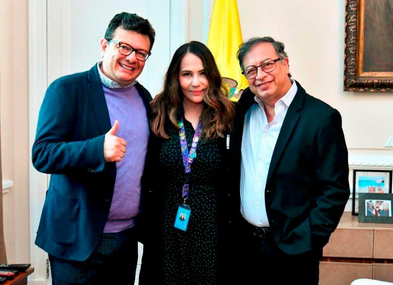 El presidente Gustavo Petro nombró a Nórida Rodríguez en la gerencia de RTCV en abril de 2023. FOTO CORTESÍA