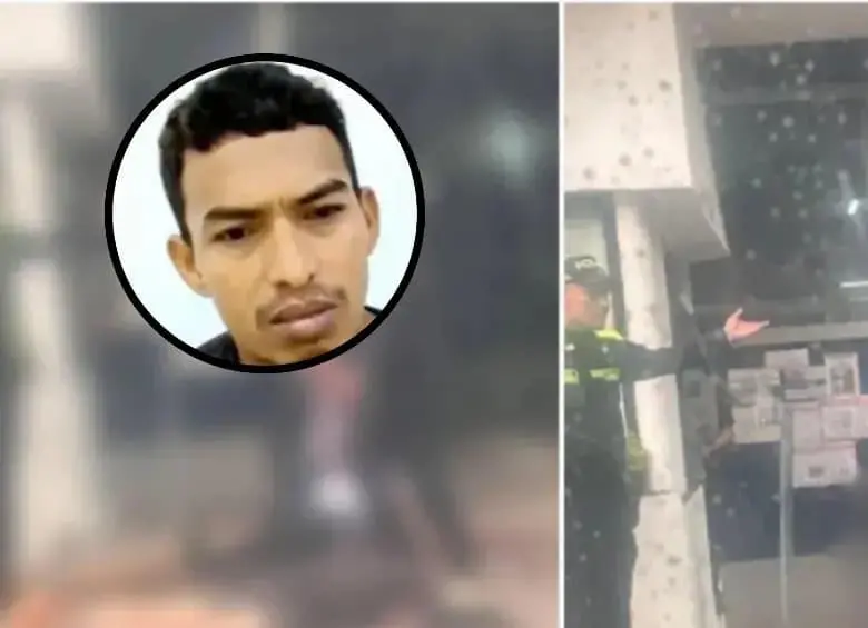 Jhersson Leonardo Contreras Ramírez, alias ‘Bam Bam’, fue capturado en el aeropuerto El Dorado cuando, según las autoridades, intentaba viajar a Lima, Perú, con un pasaporte falso. FOTO: Redes Sociales, Fiscalía. 