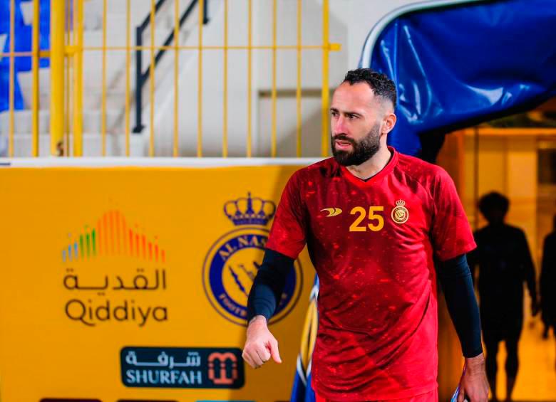 El arquero David Ospina es el futbolista que más partidos ha disputado con la Selección Colombia: en su registro tiene 127 apariciones con la Tricolor. FOTO: AL NASSR