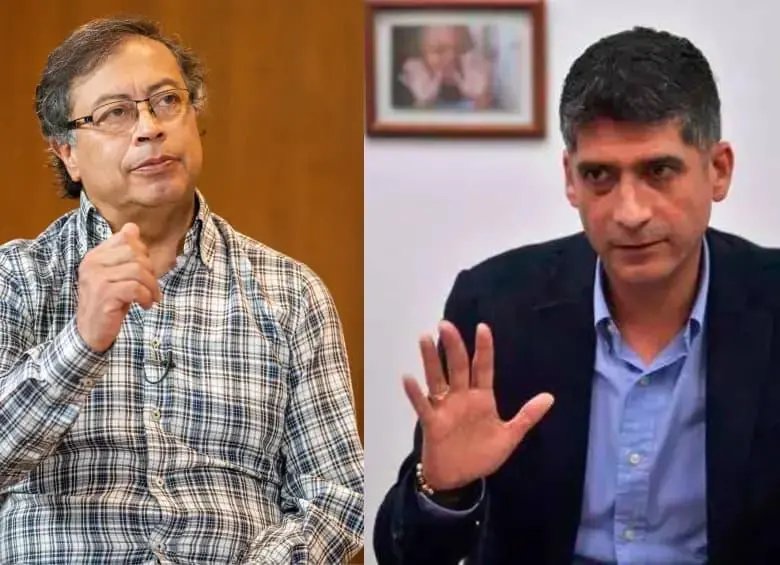 Según la defensa de Burgos (derecha), las afirmaciones del presidente no pueden ser consideradas meras opiniones políticas, “pues constituyen actos de retaliación”. FOTO: EL COLOMBIANO/CORTESÍA