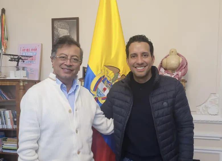 López tuvo el guiño del Gobierno de Gustavo Petro para presidir la Corporación. Esta misma semana se reunió a manteles con el jefe de Estado. FOTO: RED SOCIAL X