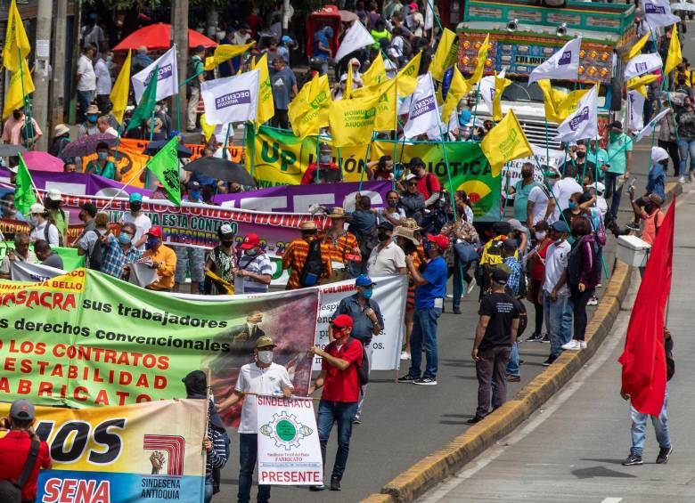 Sindicatos en Colombia luchan por afiliación y enfrentan estigmatización. FOTO ARCHIVO.