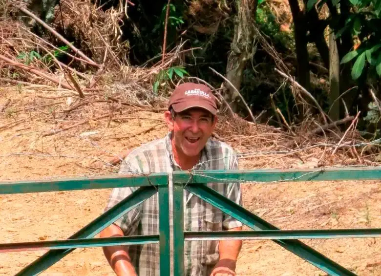 Fabio Berrío tiene 61 años. Había sido secuestrado el 19 de junio de su finca. FOTO CORTESÍA