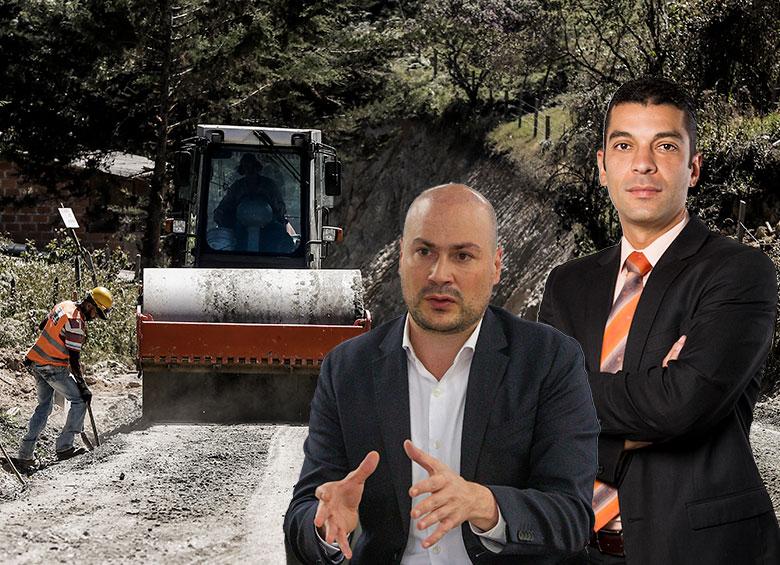 El representante Julián Peinado y el senador Juan Diego Echavarría aparecen mencionados en un listado de cupos indicativos. FOTOS: Archivo El Colombiano