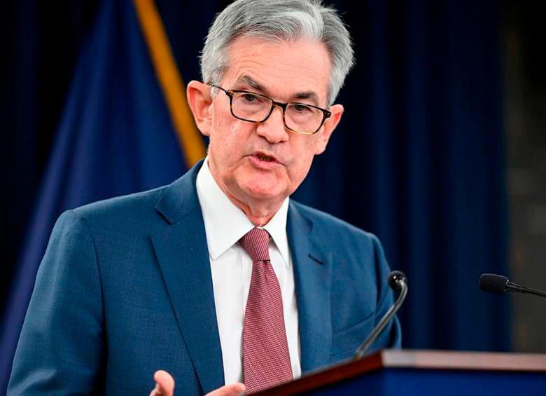 Jerome Powell, presidente de la Fed, fue tajante al señalar que no renunciará a su puesto antes del final de su mandato, así Donald Trump se lo pida. FOTO AFP