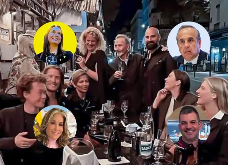 La red de amigos íntimos de Alcocer: de izquierda a derecha, Carolina Plata, amiga de Verónica Alcocer; Guillermo Reyes, embajador en Suecia; Carmen Larrazábal, esposa del embajador Reyes; y Danilo Romero, amigo de Petro y Alcocer. FOTO: CORTESÍA - DIARIO SUECO EXPRESSEN.