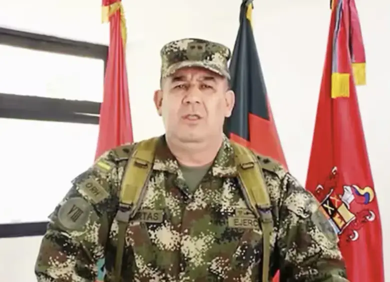 General Juan Miguel Huertas, implicado en supuestos vínculos con las disidencias de las Farc. FOTO: Tomada de redes sociales