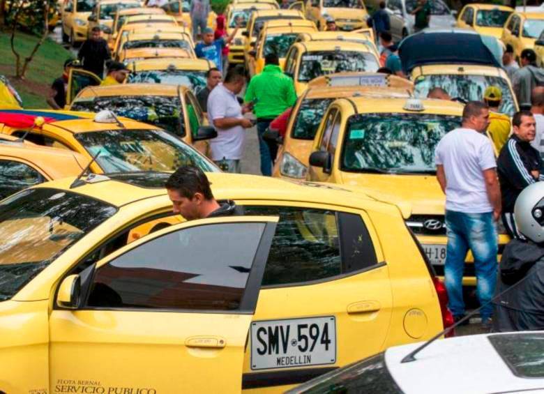 Los taxistas tienen programada la movilización para este miércoles 22 de noviembre. FOTO: Juan Antonio Sánchez
