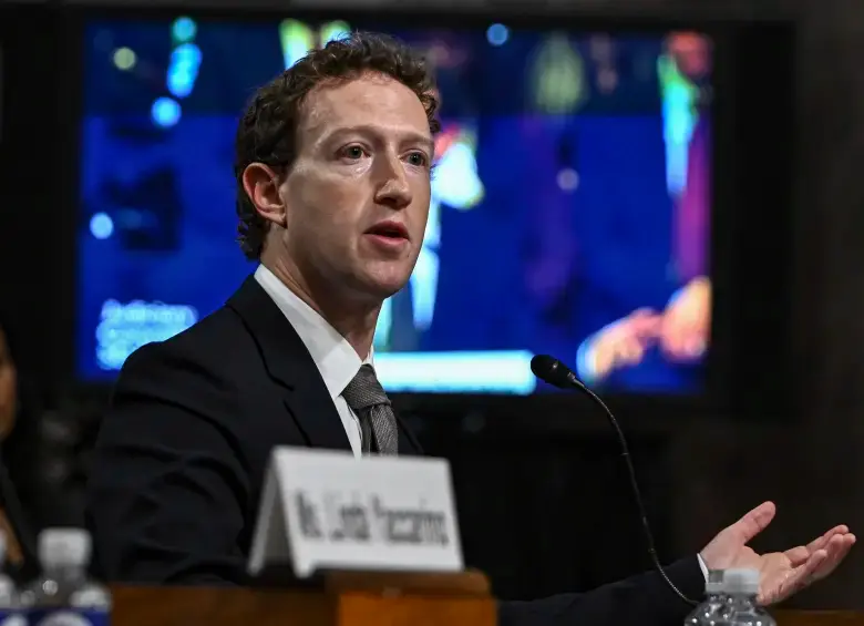 Mark Zuckerberg, fundador y dueño de Meta, celebró el fallo que determinó que la compañía no ejerce un monopolio en el mercado digital. FOTO Getty