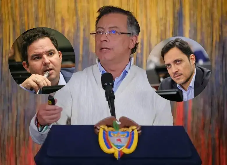 La alocución presidencial emitida la noche de este martes terminó generando una fuerte oleada de críticas contra el presidente Gustavo Petro, debido a su intervención, sus frases, algunas sin terminar y una serie de afirmaciones que desataron desconcierto en redes sociales. Fotos: Presidencia, Congreso y cortesía