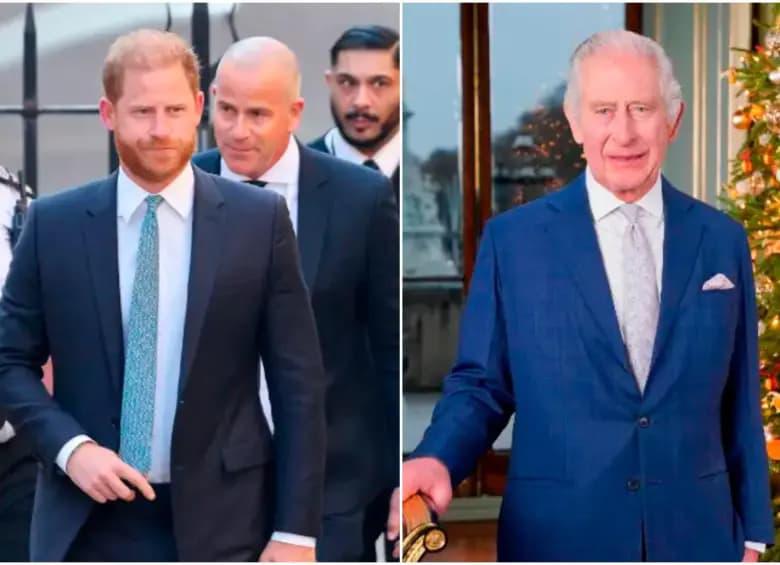 El príncipe Harry regresó al Reino Unido en medio de nuevas diferencias con la Casa Real británica, luego de que el Palacio de Buckingham negara que fuera a hospedarse en la residencia oficial del rey Carlos III. FOTO: Getty.