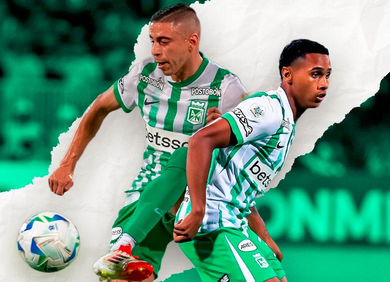 Camilo Cándido y Cristian Uribe, cuando tiene la oportunidad, vienen alzando su nivel en Nacional. FOTOS JUAN ANTONIO SÁNCHEZ