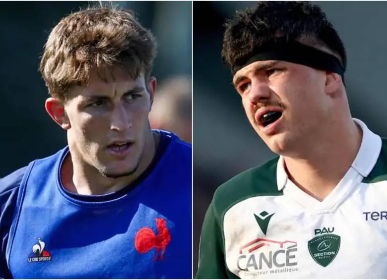 Los dos jóvenes deportistas franceses en medio de un entrenamiento en Francia con la selección. FOTO: AFP