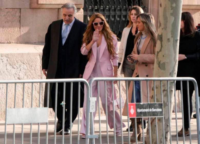 Shakira reconoció reponsabilidad por fraude fiscal y pargará una multa de 7,3 millones de euros. FOTO AFP 