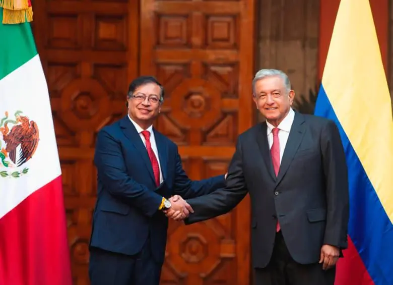 Hace un año, en septiembre de 2024, AMLO visitó Colombia. En ese entonces, ambos mandatarios sostuvieron cumbres sobre migración y drogas en las que ambos países trabajan conjuntamente. FOTO: GOBIERNO DE MÉXICO