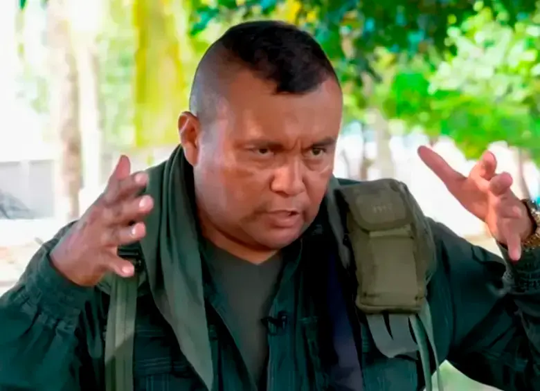 Alexánder Díaz Mendoza (“Calarcá”), cabecilla de las disidencias de las Farc. FOTO: CORTESÍA.