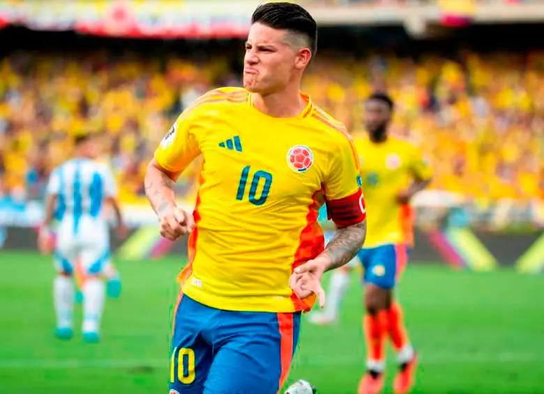 James Rodríguez, capitán de la Selección Colombia, llegaría a su segundo equipo en el fútbol profesional colombiano. FOTO: JUAN ANTONIO SÁNCHEZ