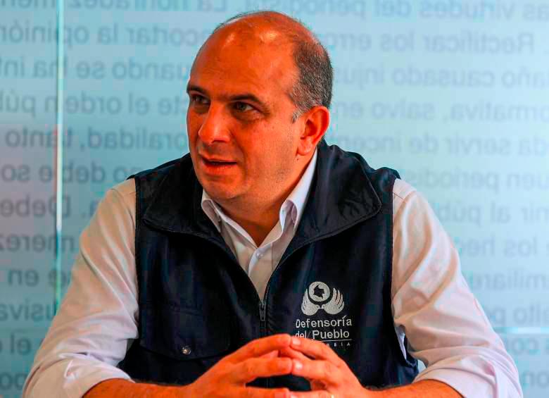 El Defensor del Pueblo, Carlos Camargo Assis. Foto Manuel Saldarriaga.