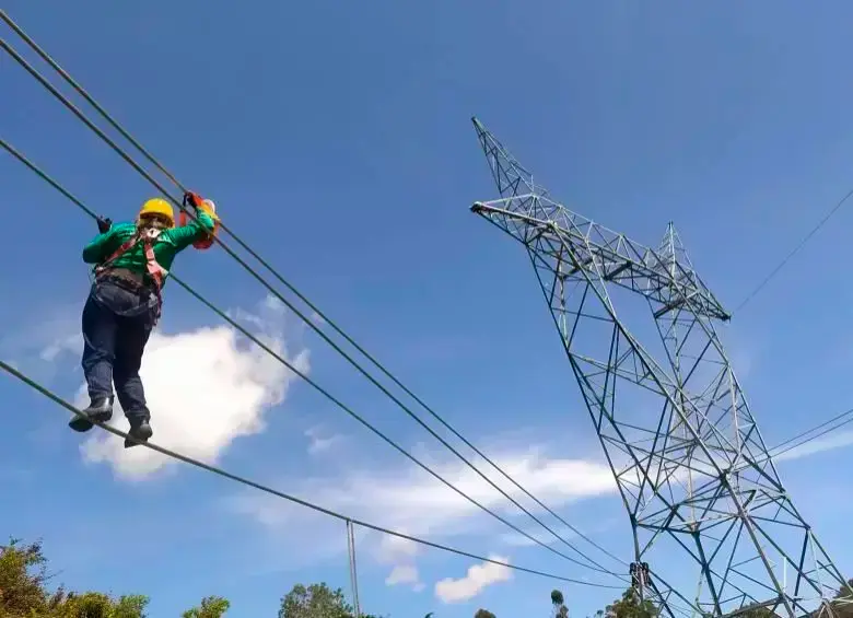 Las empresas eléctricas revisan las redes de distribución en zonas de Manizales, Pereira y Cali para identificar daños y restablecer el servicio. FOTO EL COLOMBIANO. 