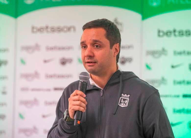 Sebastián Arango, presidente de Atlético Nacional, habló sobre la sanción a Efraín Juárez. Foto: SNEYDER GUTIÉRREZ