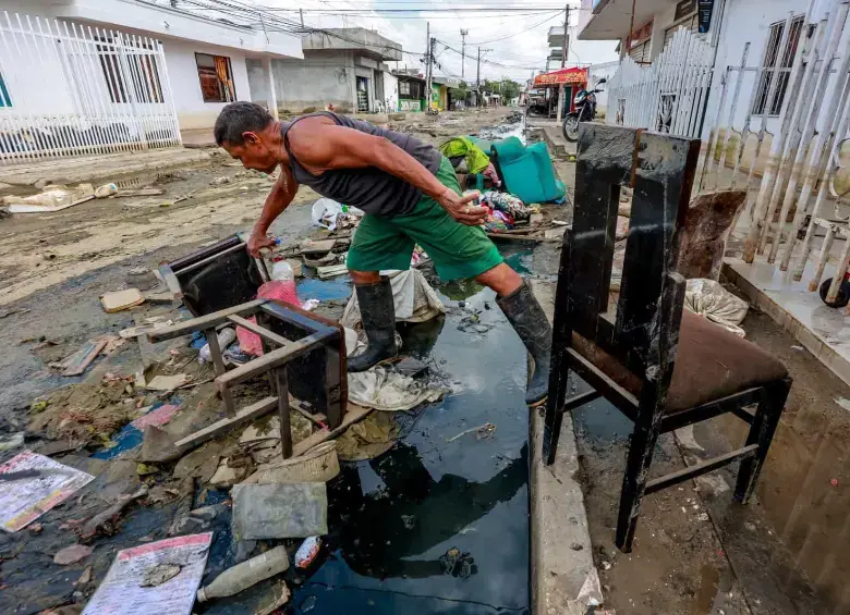 Damnificados de Montería. Foto: Manuel Saldarriaga/El Colombiano