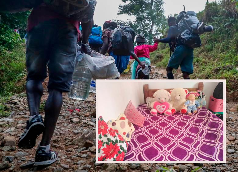 En casa esperan que la niña regrese pronto, luego de que su padre se la llevara a través del peligroso Tapón del Darién. FOTOS Manuel Saldarriaga y Cortesía