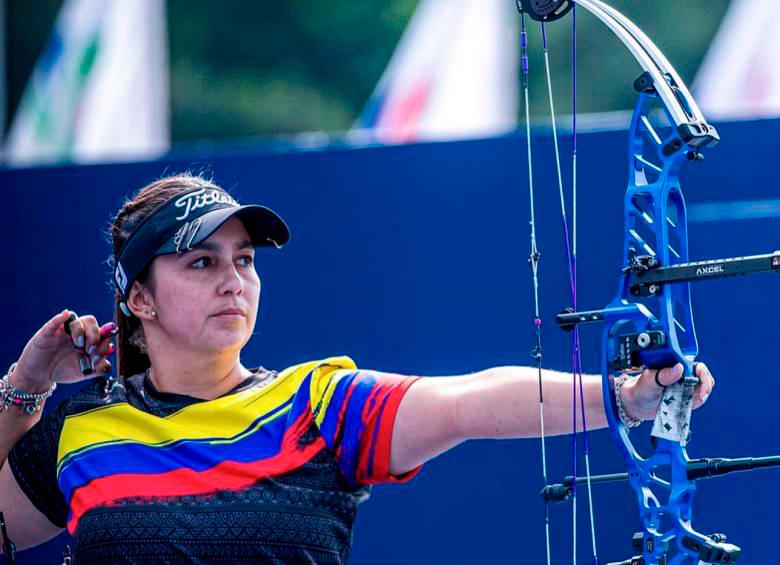 Sara López es considerada como la mejor deportista de arco compuesto de la historia. FOTO: TOMADA DE LAS REDES SOCIALES DE SARA LÓPEZ