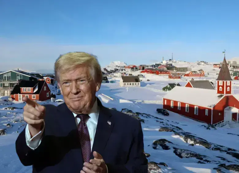 Donald Trump llegó a un acuerdo con la OTAN sobre Groenlandia. FOTO: GETTY Y XINHUA