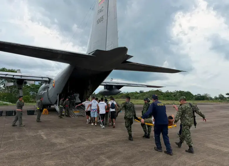 Advierten sobre estafas que estarían haciendo a las familias de los soldados que murieron en el avión Hércules, en Putumayo. FOTO: Cortesía Ministerio de Defensa 