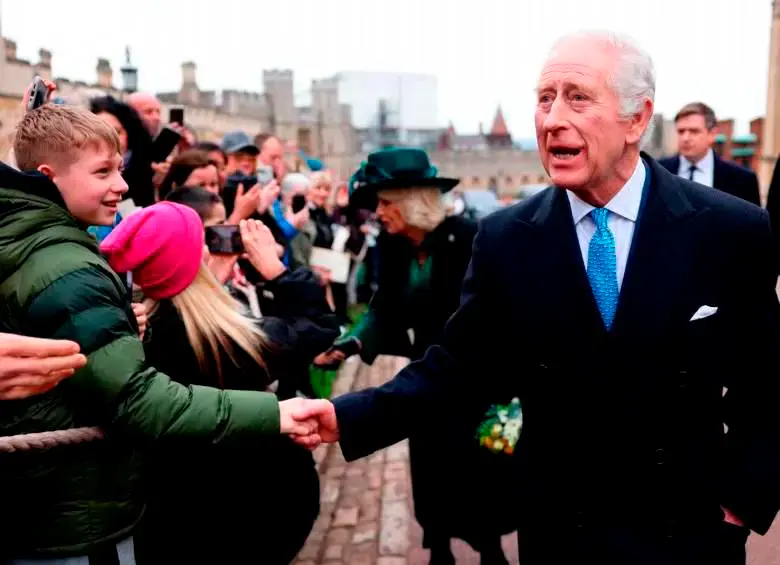 El rey Carlos III reanudó su agenda pública en abril de 2024, luego de haber sido diagnosticado con cáncer. FOTO Getty