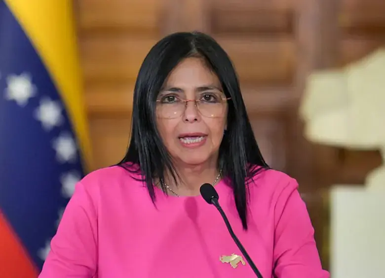 Delcy Rodríguez anunció una alianza internacional para recuperar el aeropuerto de Maiquetía. FOTO: Getty Images